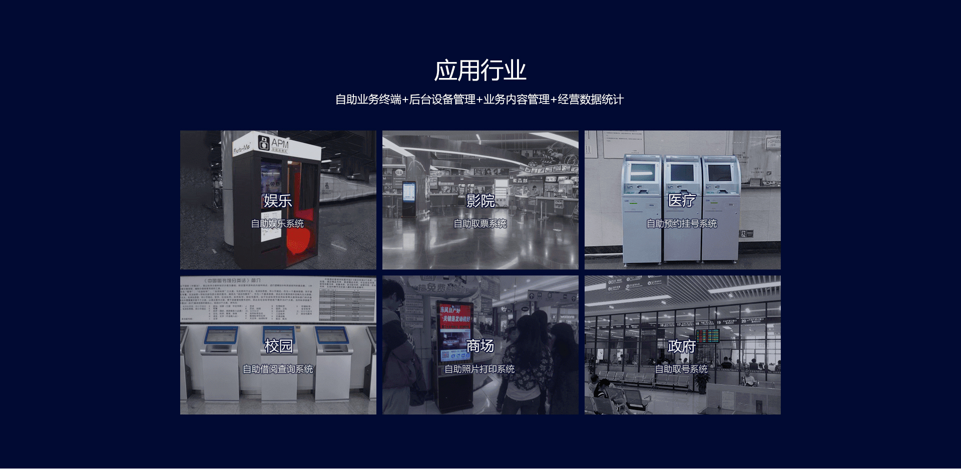 云标自助服务系统,解决客流量大、服务人员紧缺、服务环节繁多等问题。